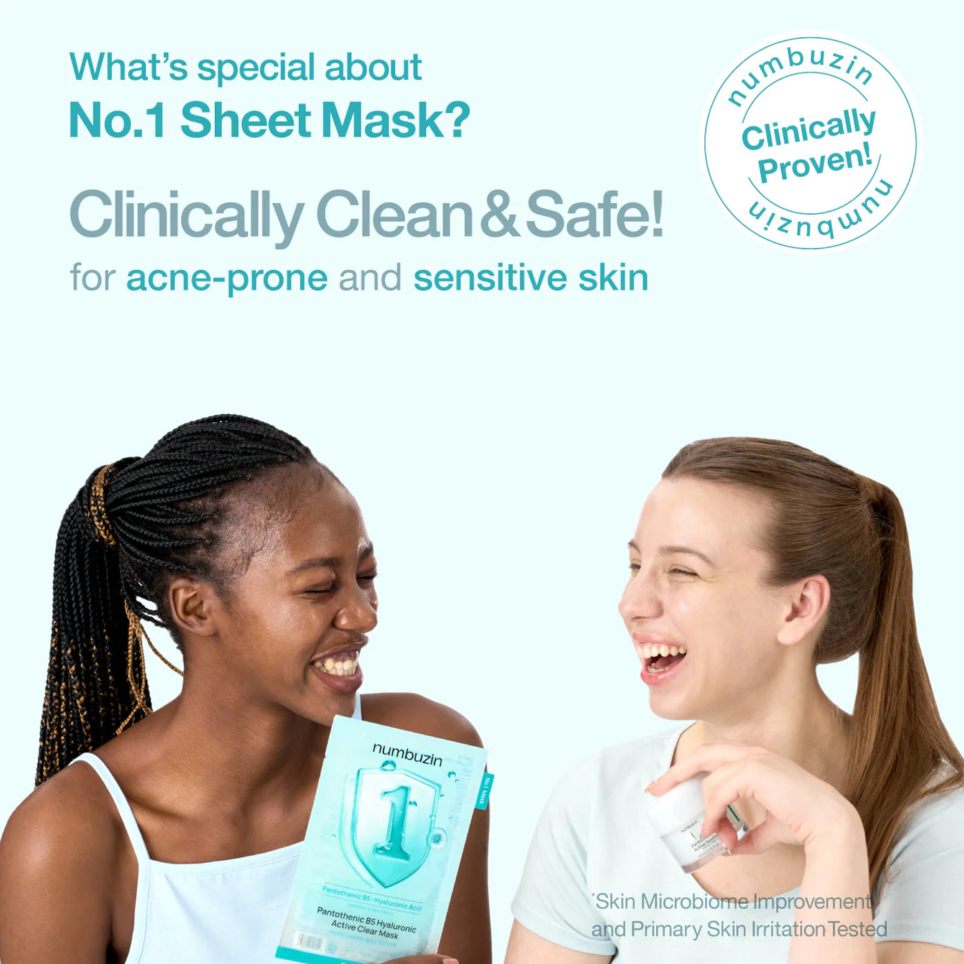 NUMBUZIN : No.1 Pantothenic B5 Hyaluronic Active Clear Mask