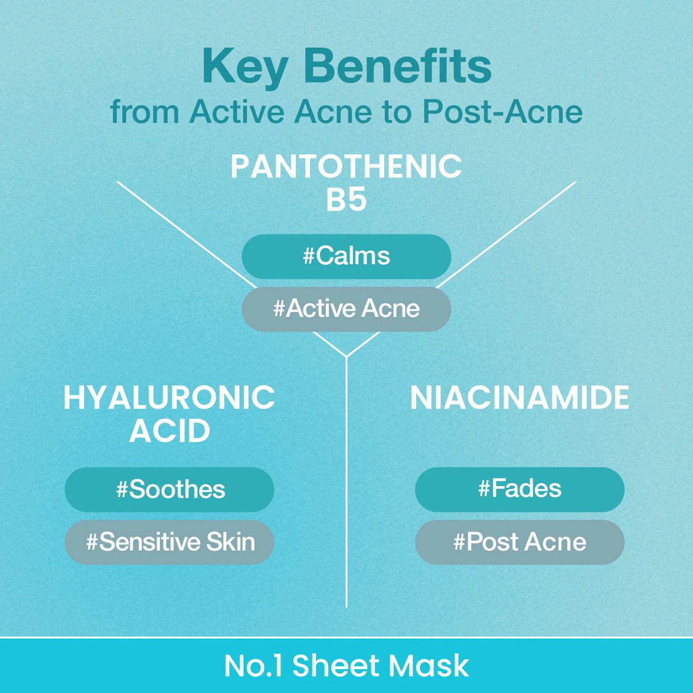 NUMBUZIN : No.1 Pantothenic B5 Hyaluronic Active Clear Mask