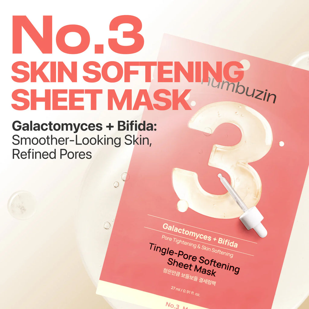 NUMBUZIN : No.3 Tingle-Pore Softening Sheet Mask