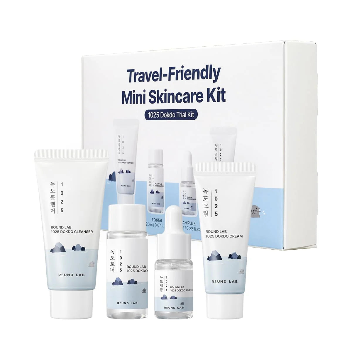 ROUND LAB 1025 Dokdo Travel Routine Trial Kit