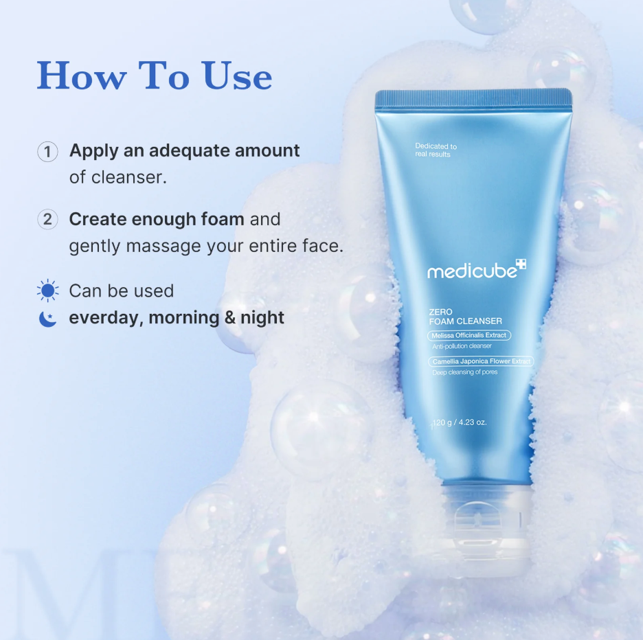 MEDICUBE Zero Foam Cleanser 120ml