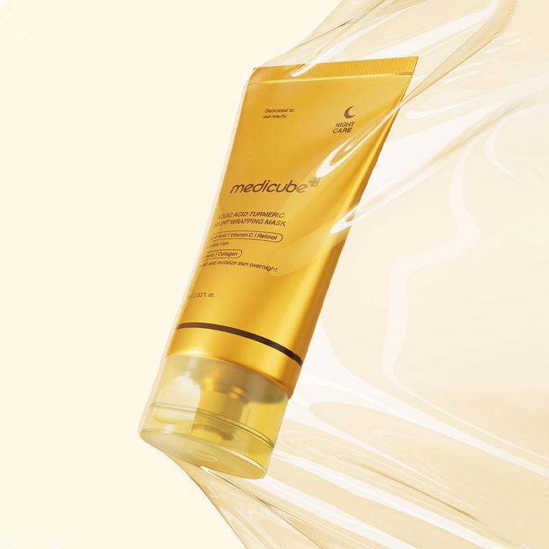MEDICUBE : Kojic Acid Turmeric Night Wrapping Mask 75ml