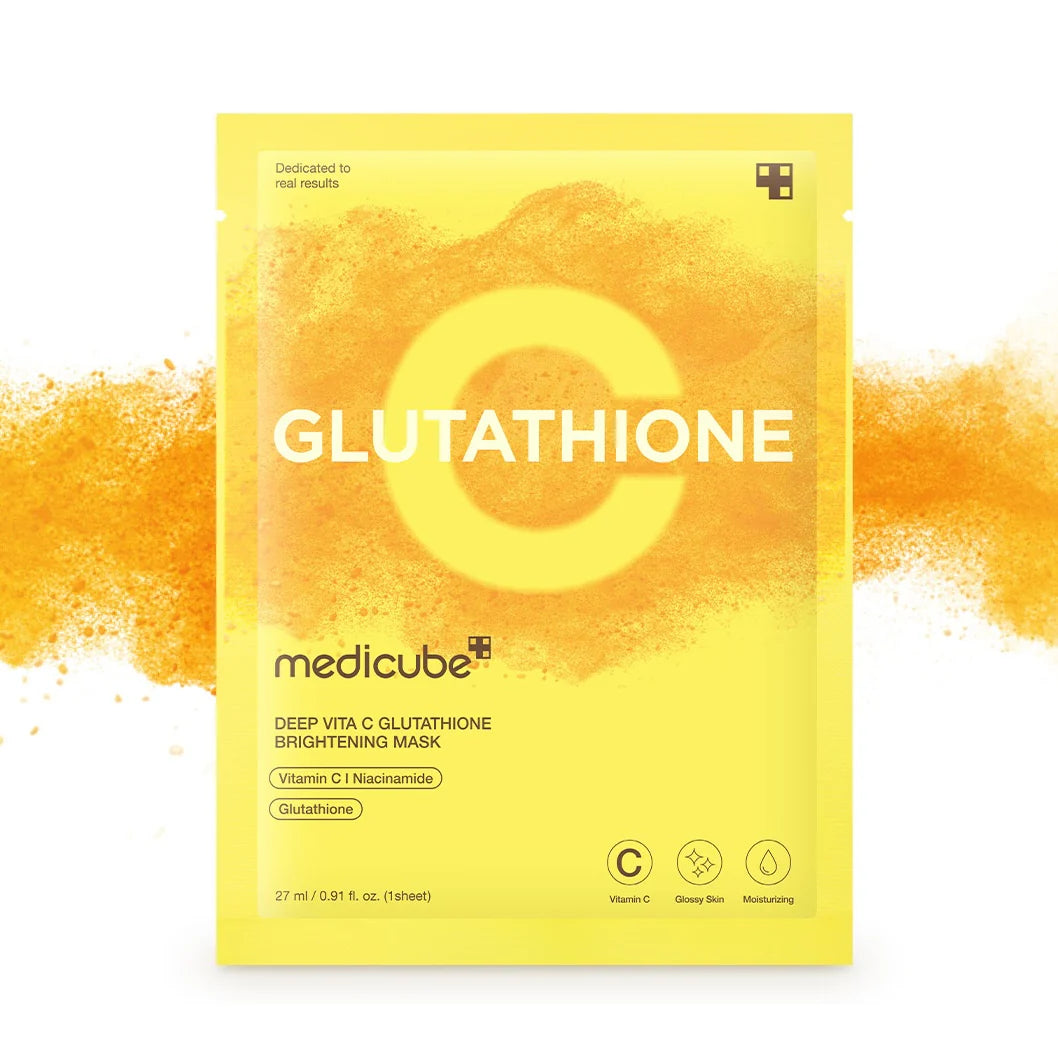 MEDICUBE Deep Vita C Glutathione Brightening Mask