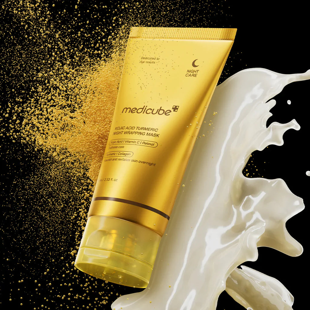 MEDICUBE : Kojic Acid Turmeric Night Wrapping Mask 75ml
