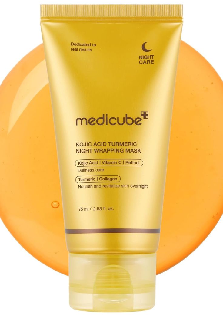 MEDICUBE Kojic Acid Turmeric Overnight Wrapping Mask 75ml