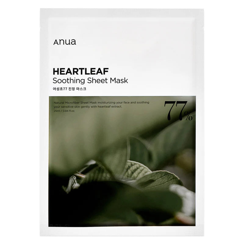 ANUA : Heartleaf 77% Soothing Sheet Mask