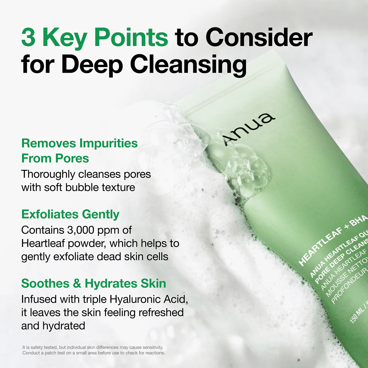 ANUA : Heartleaf Quercetinol Pore Deep Cleansing Foam 25ml