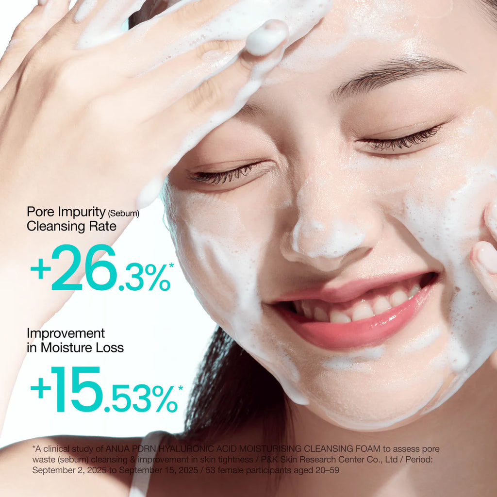 ANUA : PDRN Hyaluronic Acid Moisturizing Cleansing Foam 150ml