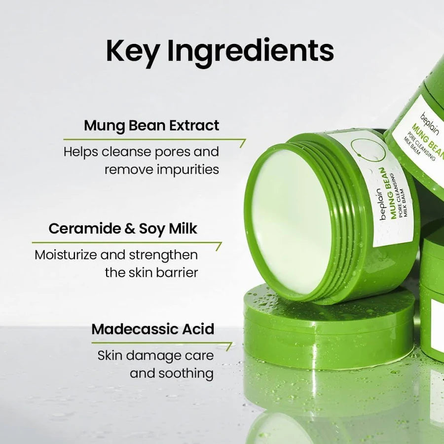 BEPLAIN Mung Bean Pore Cleansing Milk Balm 100ml